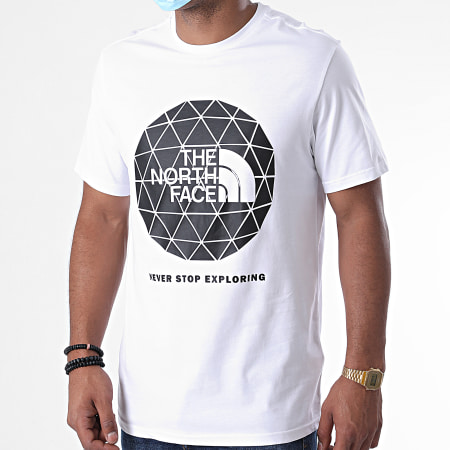The North Face - Tee Shirt Geodome M7YF Blanc