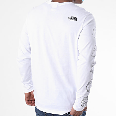 The North Face - Tee Shirt Manches Longues Geodome A4SYMFN41 Blanc