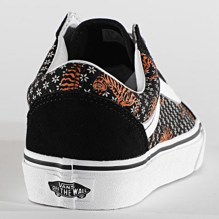 Vans Baskets Femme Tiger Floral Old Skool A38G119M1 Black True