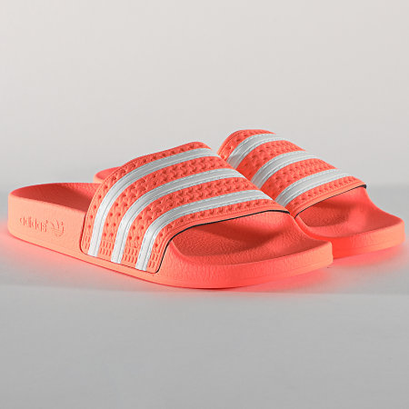 Adidas Originals - Claquettes Femme Adilette EG5008 Orange Fluo
