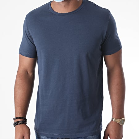 Celio - Tee Shirt Tebasic Bleu Marine