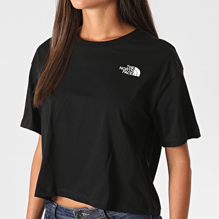 The North Face - Tee donna Simple Crop Dome SYCJ Nero