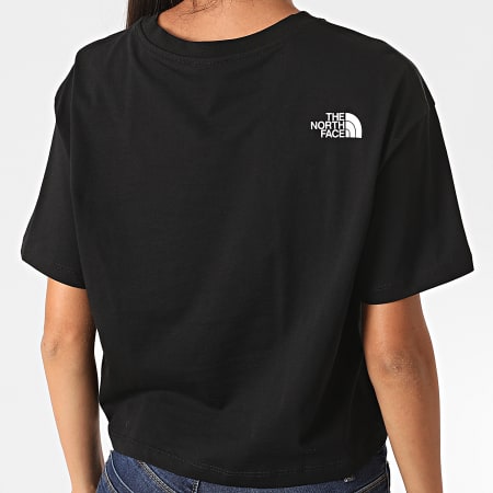 The North Face - Tee donna Simple Crop Dome SYCJ Nero