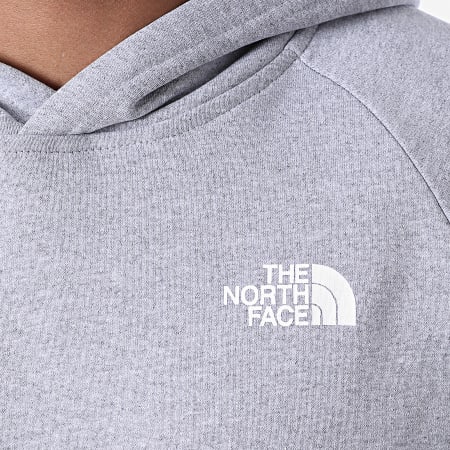 The North Face - Sweat Capuche Raglan Red Box A2ZWUDYX1 Gris Chiné