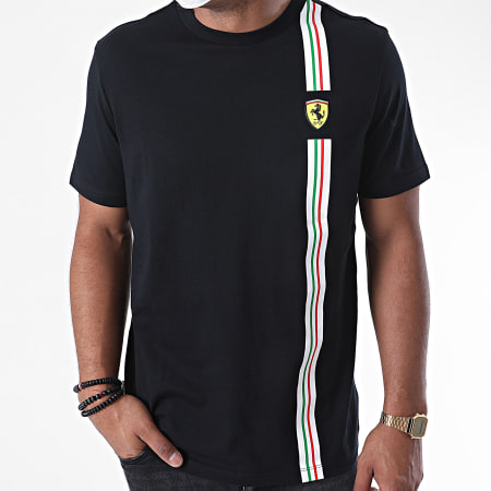 Ferrari - Tee Shirt Italian Flag 130101009 Noir
