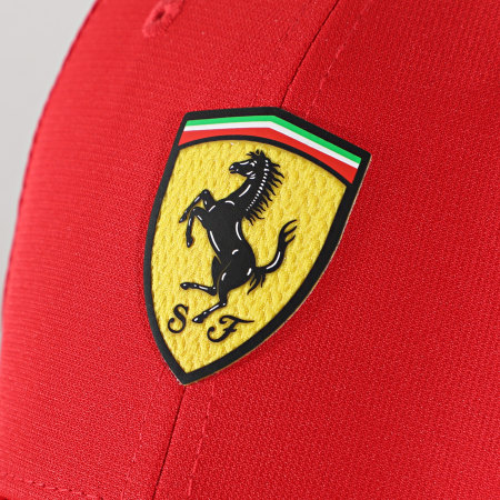 Ferrari - Casquette Scudetto Carbon Strip 130191035 Rouge