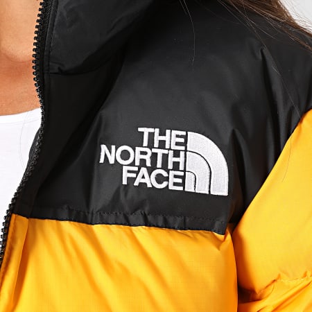 The North Face - Doudoune Femme 1996 Retro Nuptse XEO5 Jaune Noir