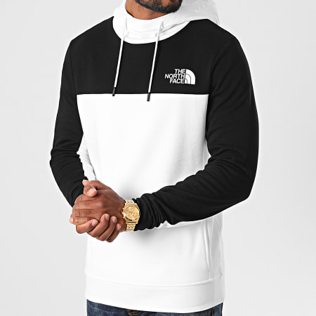 The North Face - Sweat Capuche Himalayan A4SWN Blanc Noir
