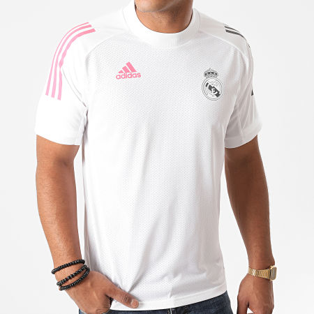 Adidas Sportswear - Tee Shirt De Sport A Bandes Real FQ7851 Blanc