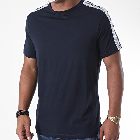 Armani Exchange - Tee Shirt A Bandes 6HZMFM-ZJH4Z Bleu Marine