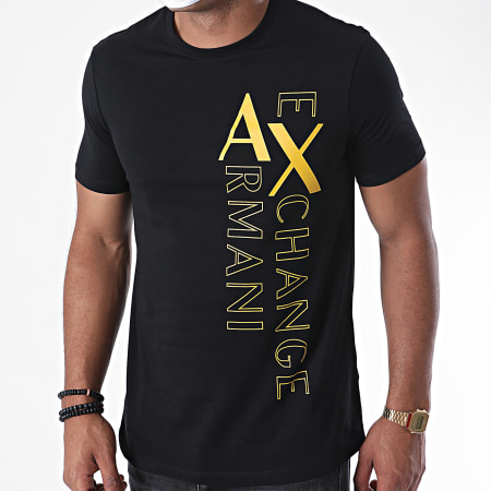 Armani Exchange - Tee Shirt 6HZTFS-ZJBVZ Noir Jaune