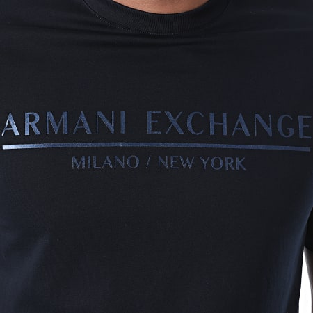 Armani Exchange - Tee Shirt 6HZTLI-ZJ9AZ Bleu Marine