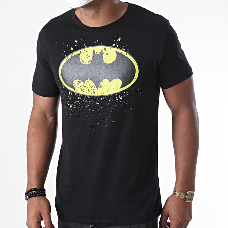 DC Comics - Camiseta Batman Splatter Negra