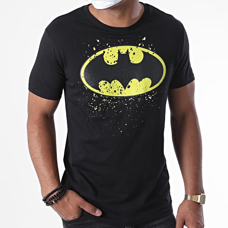DC Comics - Tee Shirt Batman Splatter Noir