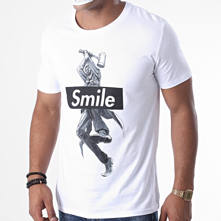 DC Comics - Maglietta Joker Smile Bianco