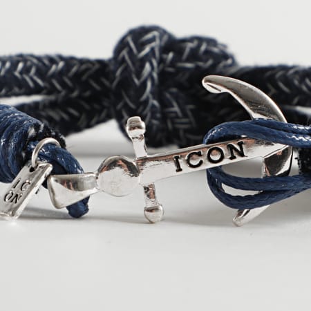 Icon Brand - Bracelet Captain Flint Bleu Marine