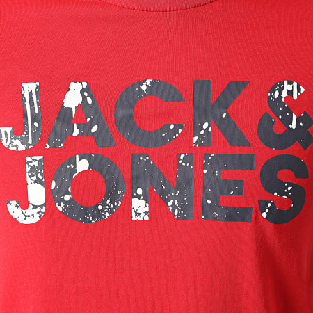 Jack And Jones - Tee Shirt Splash Corp Logo Rouge