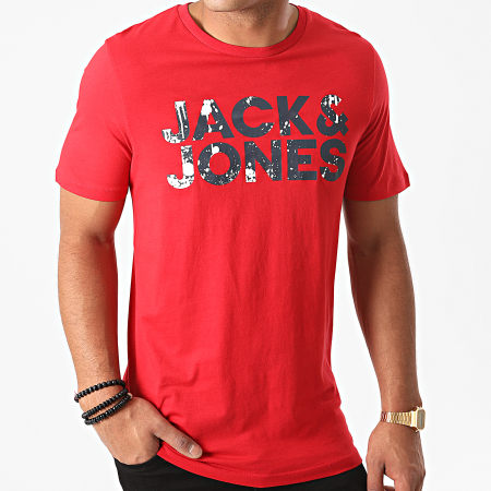 Jack And Jones - Tee Shirt Splash Corp Logo Rouge