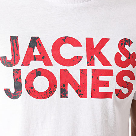 Jack And Jones - Tee Shirt Splash Corp Logo Bleu Marine