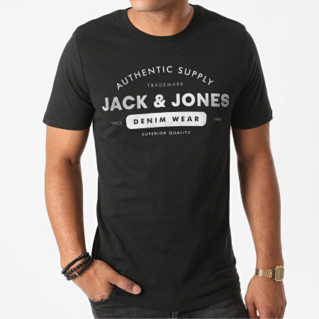 Jack And Jones - Tee Shirt Jeans 12177533 Noir