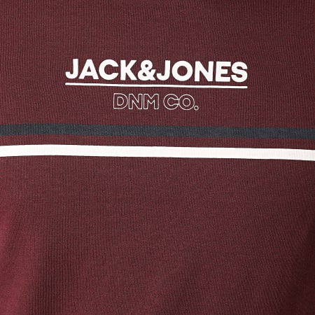 Jack And Jones - Tee Shirt Slim Shaker Bordeaux
