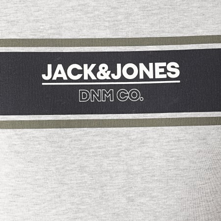 Jack And Jones - Tee Shirt Slim Shaker Gris Chiné