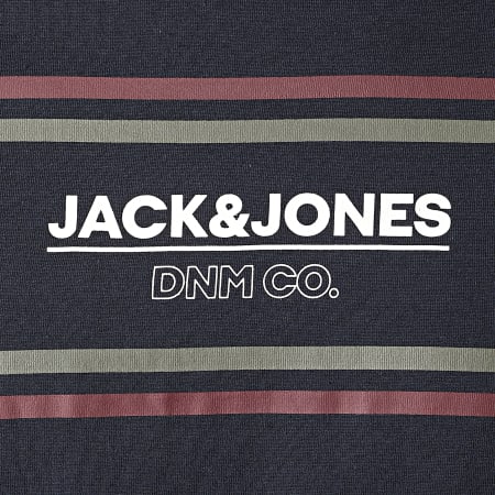 Jack And Jones - Tee Shirt Slim Shaker Bleu Marine