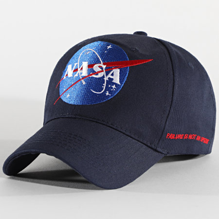 NASA - Casquette Flag Ball Bleu Marine