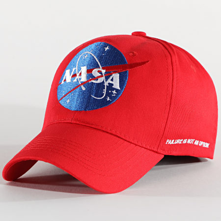 NASA - Casquette Flag Ball Rouge