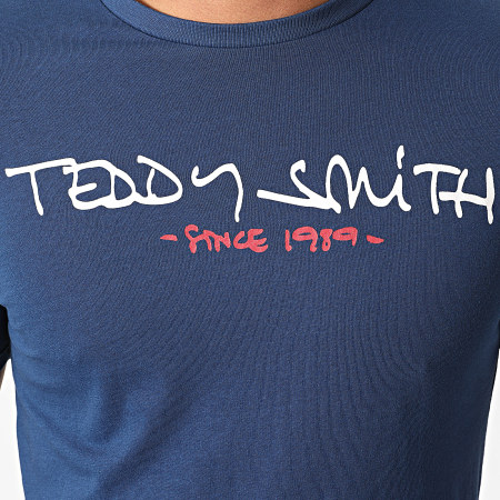 Teddy Smith - Tee Shirt Ticlass Basic Bleu Marine