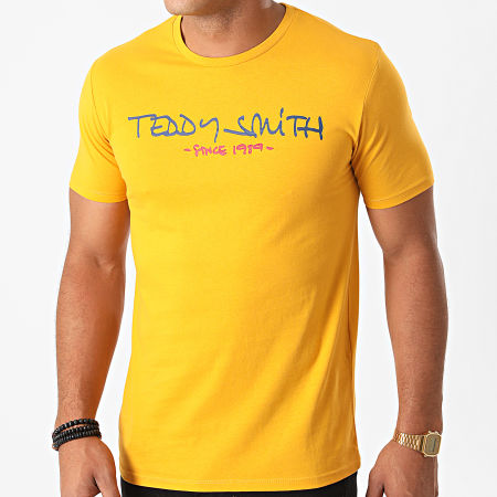 Teddy Smith - Tee Shirt Ticlass Basic Jaune