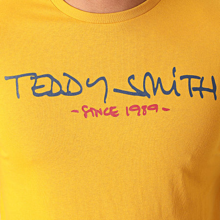 Teddy Smith - Tee Shirt Ticlass Basic Jaune