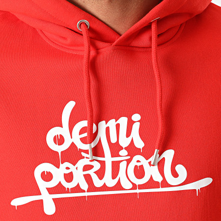 Demi Portion - Logo Hoodie Rojo