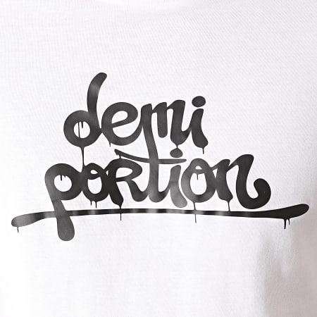 Demi Portion - Maglietta con logo bianco