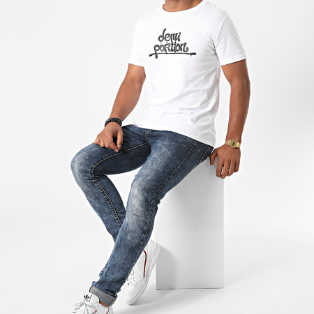 Demi Portion - Tee Shirt Logo Blanc