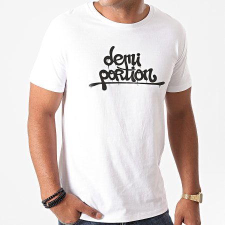 Demi Portion - Maglietta con logo bianco