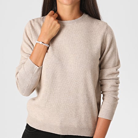 Only - Pull Femme Marco Beige