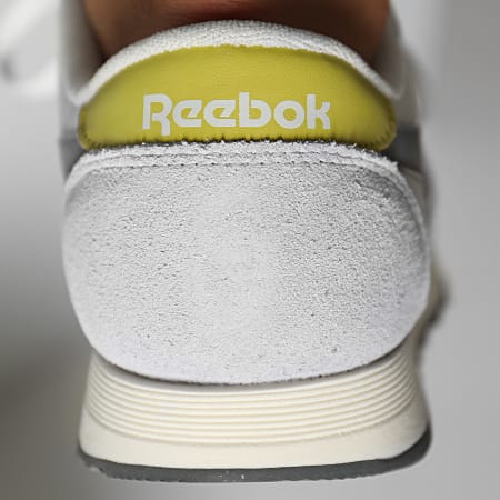 Reebok - Baskets Classic Nylon Q47267 Chalk Cold Grey 2 Utility Yellow
