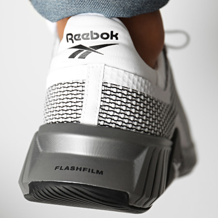 Reebok - Baskets Flashfilm Train EF4576 White Black Silver Metallic