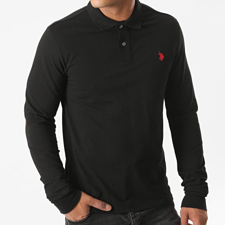 US Polo ASSN - Polo Manches Longues Institutional Noir