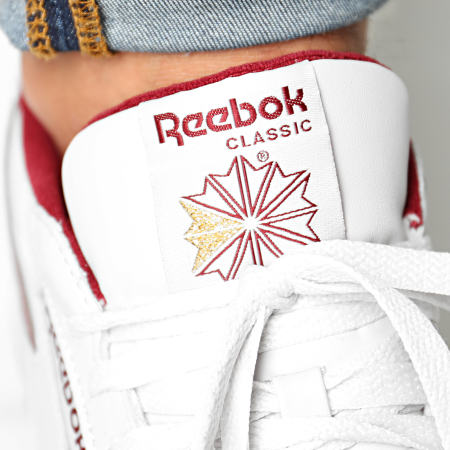 Reebok - Baskets Classic Leather FV9868 Porcelain Merlot