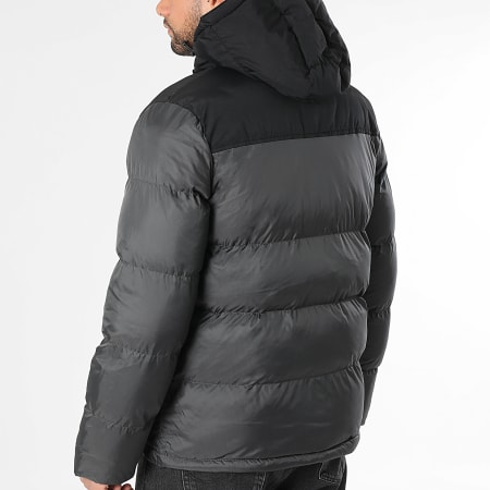 Schott NYC - Utah 2 Hooded Down Jacket Charcoal Grey