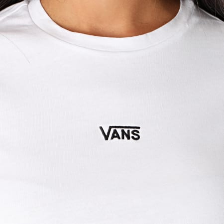 Vans - Tee Shirt Femme Crop Flying V A54QU Blanc