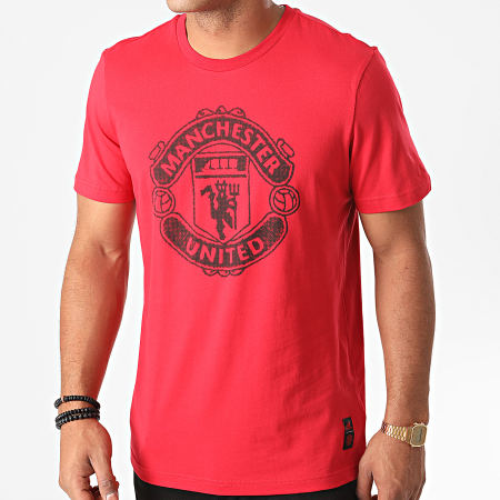 Adidas Sportswear - Tee Shirt Manchester United DNA FR3839 Rouge