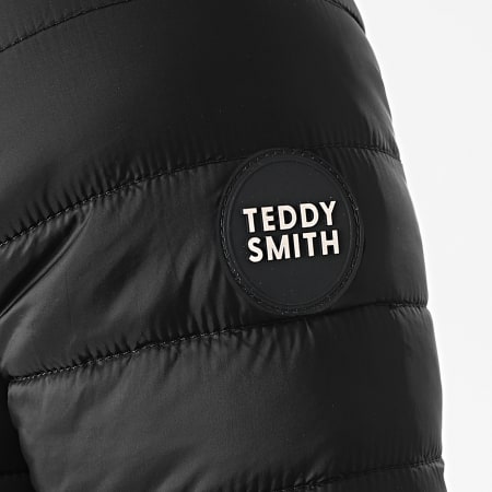 Teddy Smith - Plumífero con capucha Blighter Negro Azul
