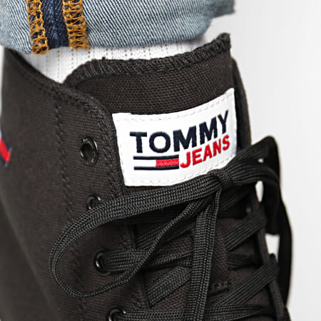 Tommy Jeans - Baskets Montantes Mid Cut Lace Up 0566 Black