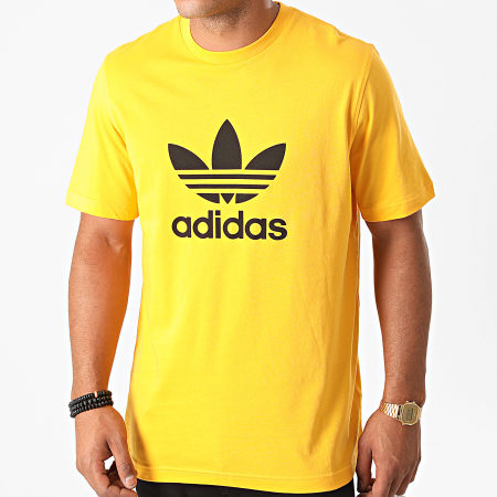 Adidas Originals - Tee Shirt Trefoil GD9913 Jaune