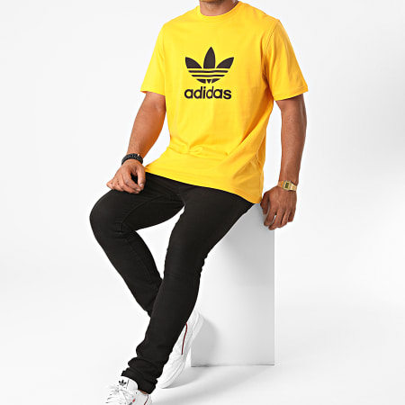 Adidas Originals - Tee Shirt Trefoil GD9913 Jaune