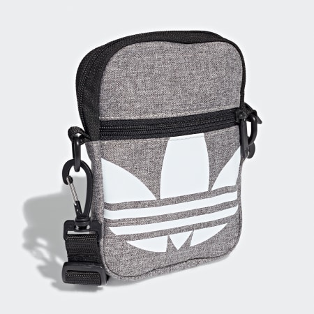 Adidas Originals - Sacoche Festival Bag Trefoil GK0680 Gris Chiné
