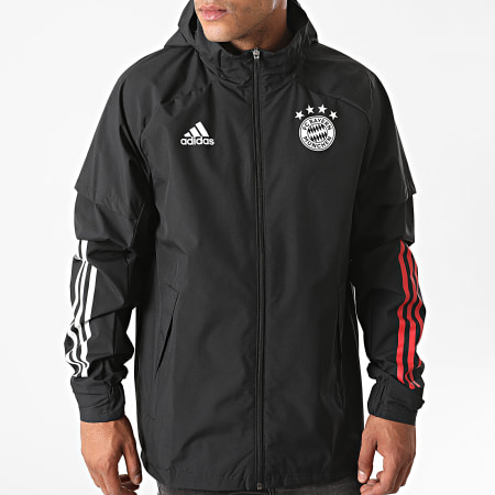 Adidas Sportswear - Veste Zippée Capuche FC Bayern Presentation FR5331 Noir